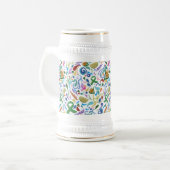 Lyme-Erkrankungen unterstützen Grüne Multifunktion Bierglas (Vorderseite Links)