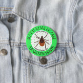 Lyme-Erkrankungsbekanntmachung Monat Hirschkitzel Button (Beispiel)