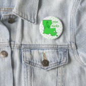 "Lyme Ist zum Kotzen" in Louisiana Button (Beispiel)