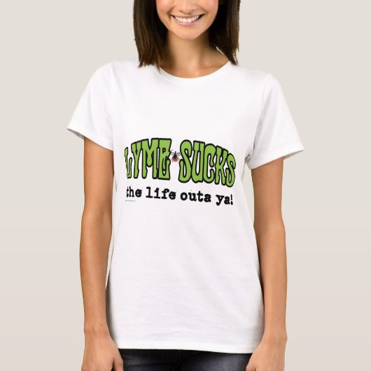 Lyme ist zum Kotzen T-Shirt (Vorderseite)