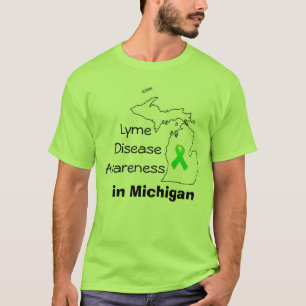 Lyme-Krankheit Bewusstsein in Michigan T-Shirt