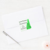 Lyme-Krankheit Bewusstsein in New Hampshire-Aufkle Quadratischer Aufkleber (Umschlag)