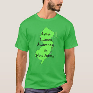 Lyme-Krankheit Bewusstsein in New Jersey T-Shirt