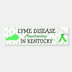 Lyme-Krankheit Bewusstsein Kentucky-Autoaufkleber Autoaufkleber