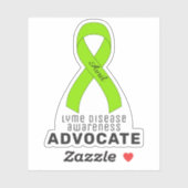 Lyme-Krankheit Bewusstsein Vinyl-Aufkleber Aufkleber (Blatt)