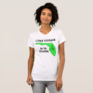 Lyme Krankheit im Florida-Bewusstseins-Shirt T-Shirt