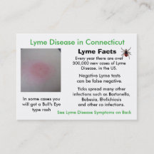 Lyme-Krankheit in Connecticut-Informationskarten