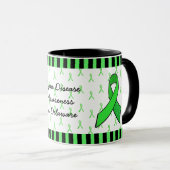 Lyme-Krankheit in Delaware Kaffeepause Tasse (VorderseiteRechts)