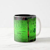 Lyme-Krankheit Protest Anzeichen Tasse (VorderseiteRechts)