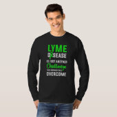 Lyme-Krankheit Survivor Krieger-Bewusstsein 22 T-Shirt (Vorne ganz)