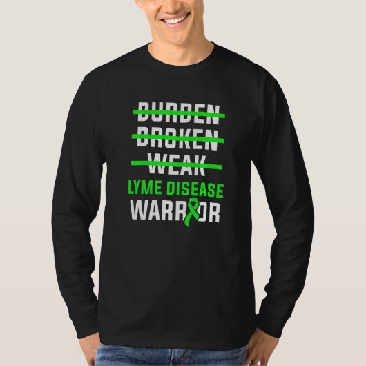 Lyme-Krankheit Survivor Krieger-Bewusstsein 24 T-Shirt (Vorderseite)