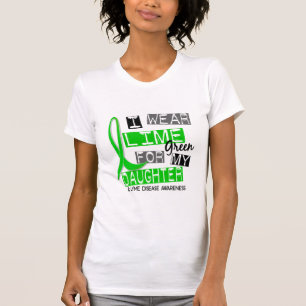 Lyme Krankheit trage ich Limones Grün für meine T-Shirt