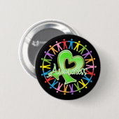 Lyme-Krankheit vereint Bewusstsein Button (Vorne & Hinten)