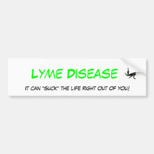 Lyme Krankheits-Autoaufkleber Autoaufkleber