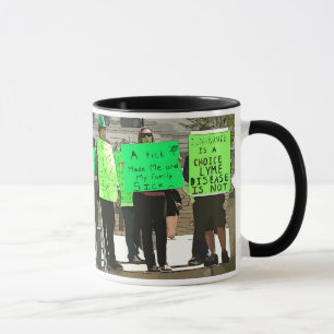 Lyme lebt hier Lyme Disease Awareness Cup Tasse