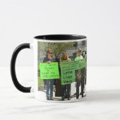 Lyme lebt hier Lyme Disease Awareness Cup Tasse (Links)