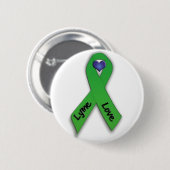 Lyme Liebe-Knopf Button (Vorne & Hinten)