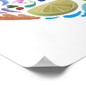 Lyme Limon Awareness Poster Green Ribbon #lyme (Ecke)