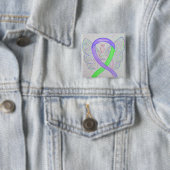 Lyme & Lupus Awareness Angel Ribbon Custom Buttons (Beispiel)