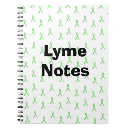 Lyme Notes Lyme disease Awareness Ribbbons Notizblock