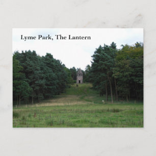 Lyme Park, Lantern Postcard Postkarte