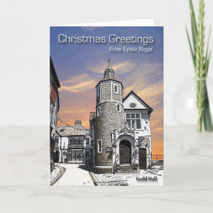 Lyme Regis Christmas Card Feiertagskarte