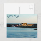 Lyme Regis Cobb Postkarte (Vorne/Hinten)