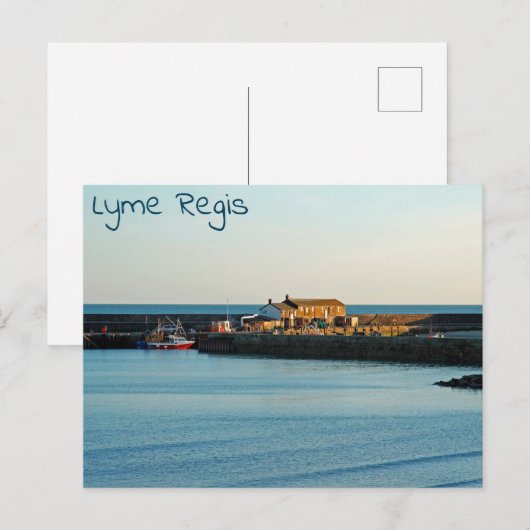 Lyme Regis Cobb Postkarte (Vorne/Hinten)