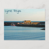 Lyme Regis Cobb Postkarte (Vorderseite)