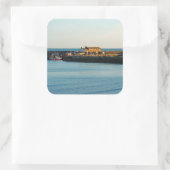Lyme Regis Cobb Quadratischer Aufkleber (Tasche)