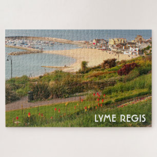Lyme Regis: Der Obb und die Gärten, Dorset, Engla Puzzle