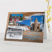 Lyme Regis, eine Grusskarte aus... Karte (Gelbe Blume)