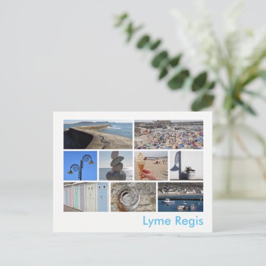Lyme Regis multiimage Postkarte (Stehend Vorderseite)
