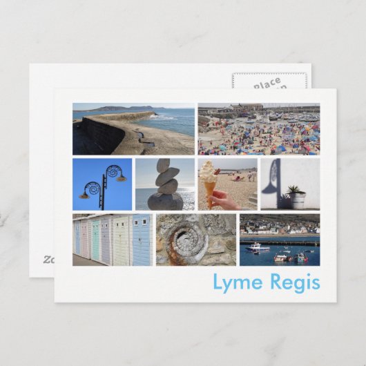 Lyme Regis multiimage Postkarte (Vorne/Hinten)