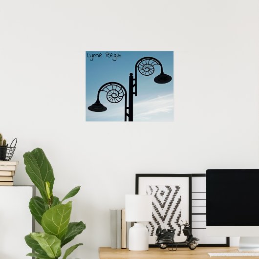 Lyme Regis Poster (Heimbüro)