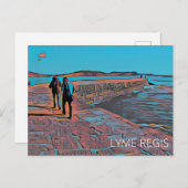 Lyme Regis Postkarte (Vorne/Hinten)