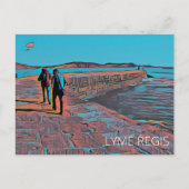 Lyme Regis Postkarte (Vorderseite)