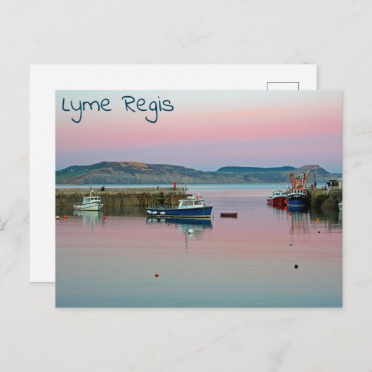 Lyme Regis Postkarte (Vorne/Hinten)