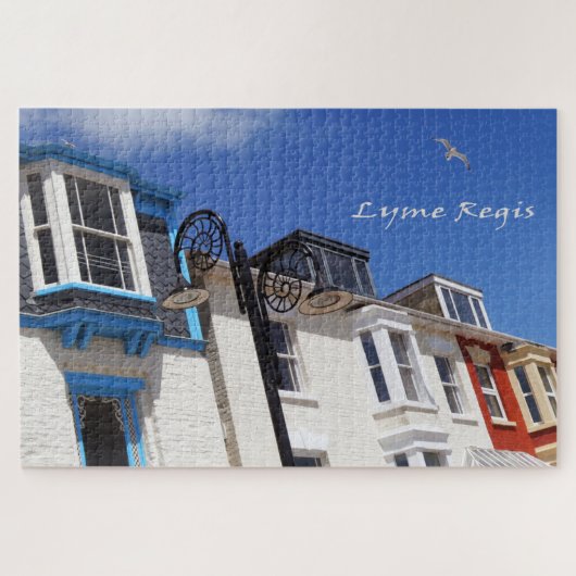 Lyme Regis, Seafont Buildings. Puzzle (Horizontal)