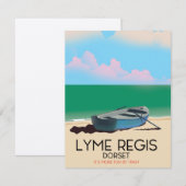 Lyme Regis, Vintage Reiseplakat. (Vorne/Hinten)