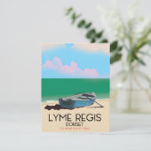 Lyme Regis, Vintage Reiseplakat. (Stehend Vorderseite)