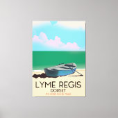 Lyme Regis, Vintage Reiseplakat. Leinwanddruck (Vorderseite)