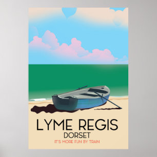Lyme Regis, Vintage Reiseplakat. Poster