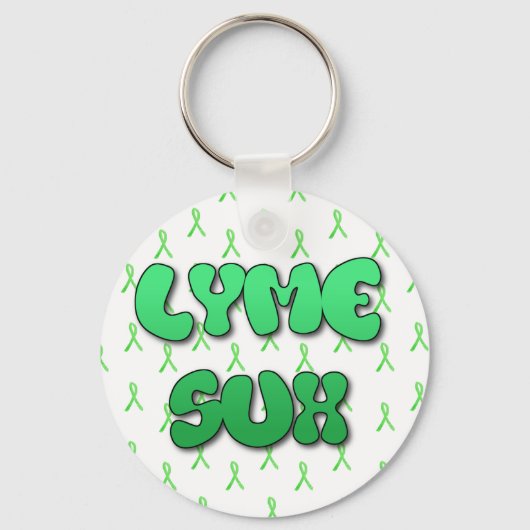 Lyme Sux Schlüsselkette Schlüsselanhänger (Vorderseite)
