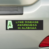 Lyme-Syndrom im Autoaufkleber Alabama (Auf Auto)