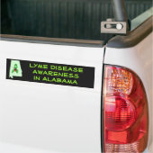 Lyme-Syndrom im Autoaufkleber Alabama (Auf Lkw)