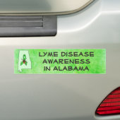 Lyme-Syndrom im Autoaufkleber Alabama (Auf Auto)
