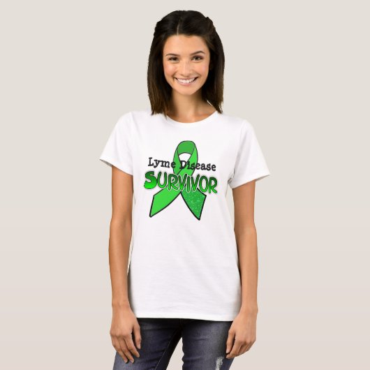 Lyme-Syndrom Überlebendes Shirt (Vorne ganz)