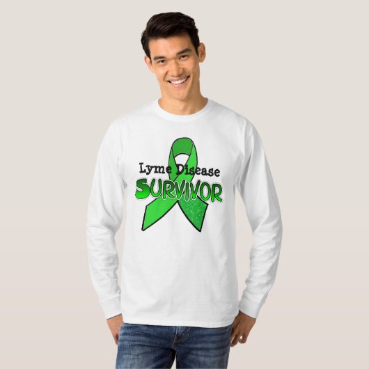 Lyme-Syndrom Überlebendes Shirt (Vorne ganz)