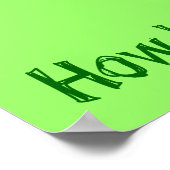 Lyme um die Welt Poster (Ecke)